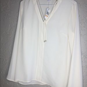 Nautica women’s blouse size S off white new